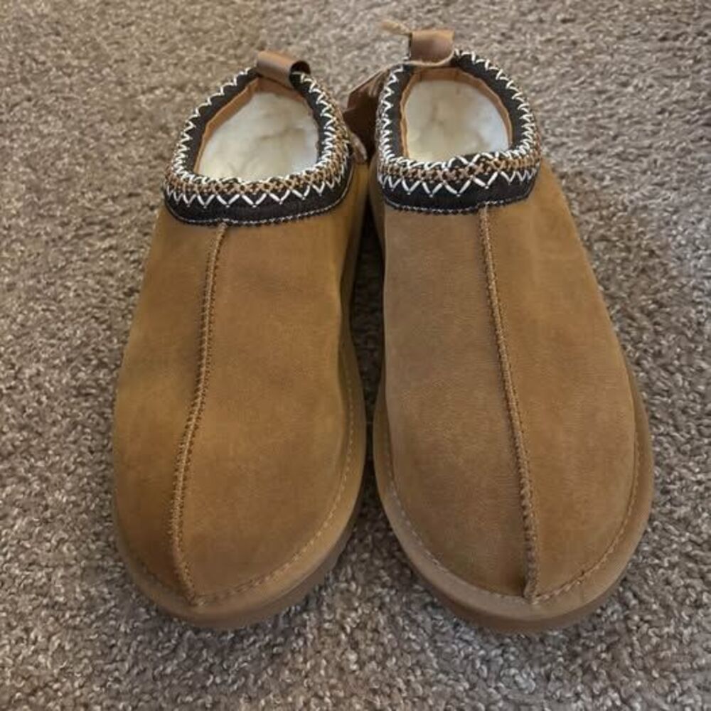 Women's (size 9) Project Cloud Suede Platform Slippers